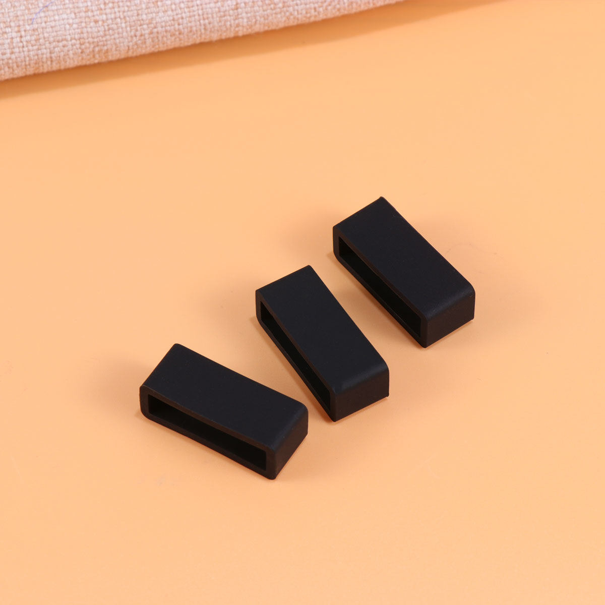 Silicone Watch Band 22Mm - 8 Stück 22 mm schwarze Silikon-Uhrenarmband-Halteösen,