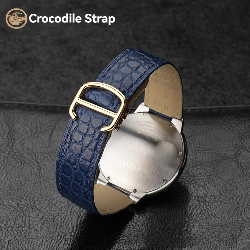 Cartier Watch Ballon Bleu - Krokodilleder-Uhrenarmband für Cartier Blue Balloon WSBB0025