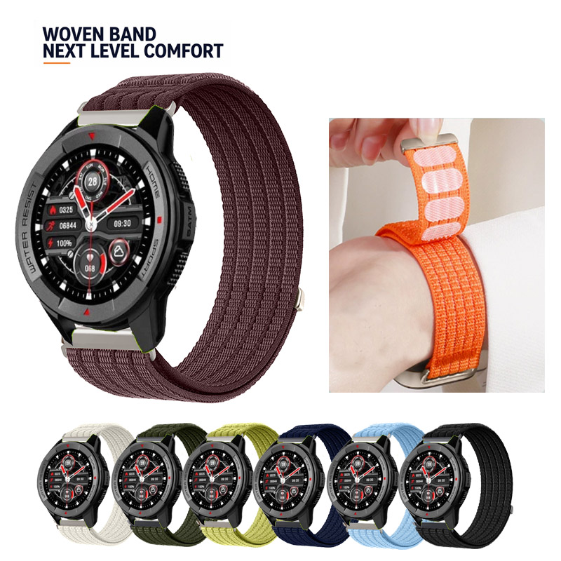 Sport Loop Velcro - 18mm 20mm 22mm Atmungsaktiver Nylon-Sport-Klettverschlussriemen für