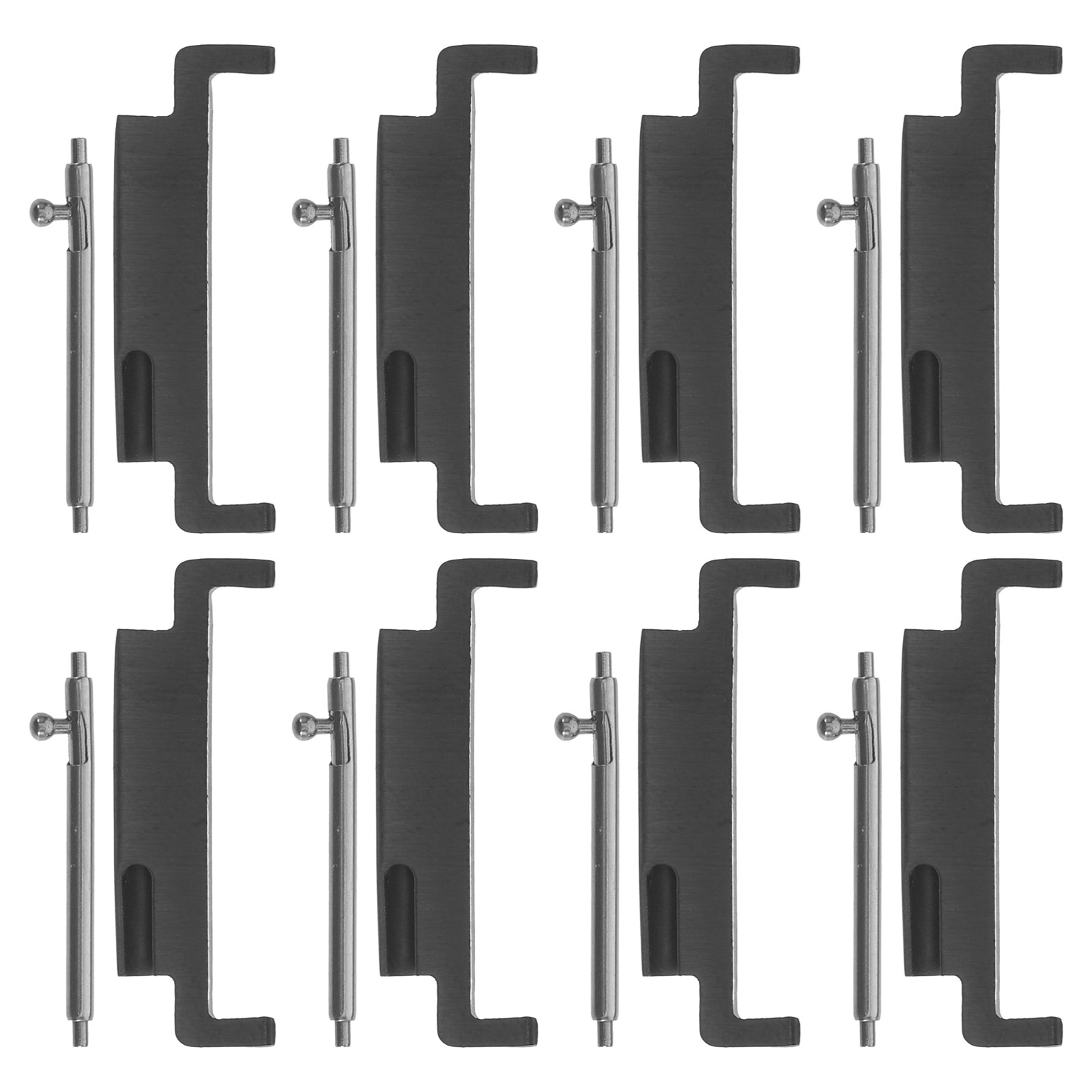 Strap Change Adapter - 8 Sets Uhrenarmband-Adapter aus Edelstahl, 18–22