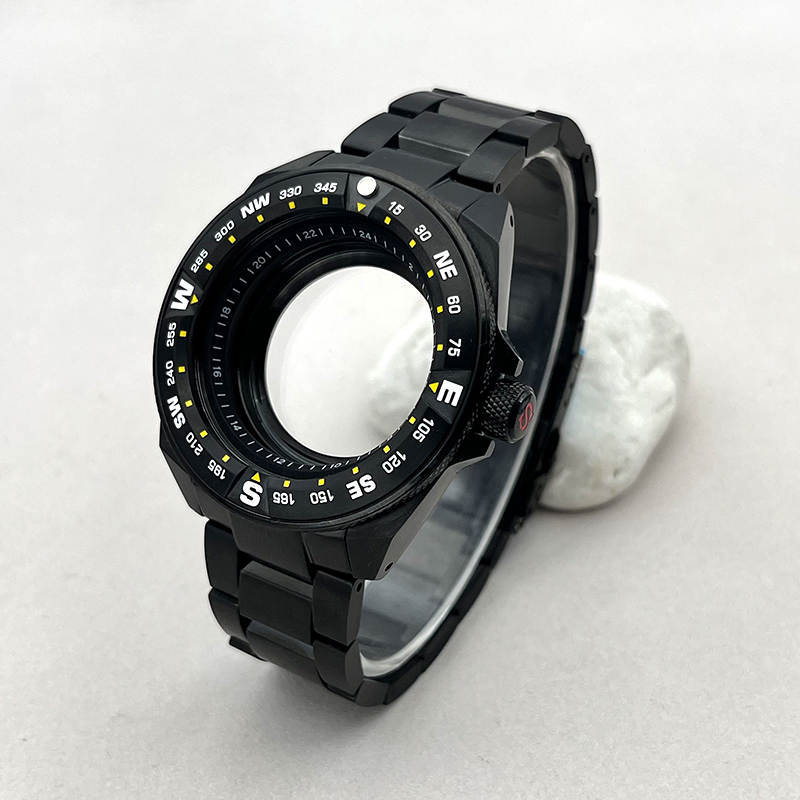 Citizen Watch Tsuyosa - Schwarzes 45-mm-Uhrengehäuse der Seiko Samurai King-Serie
