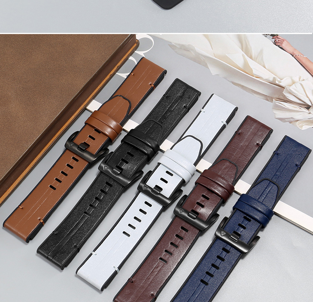 22mm 26mm QuickFit Leder + Sil – Silicone Watch Band 22Mm Bewertung und Preis