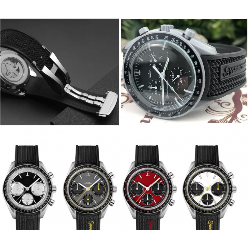 Gummi-Silikon-Uhrenarmband mit – Omega Watch Speedmaster Bewertung und Preis