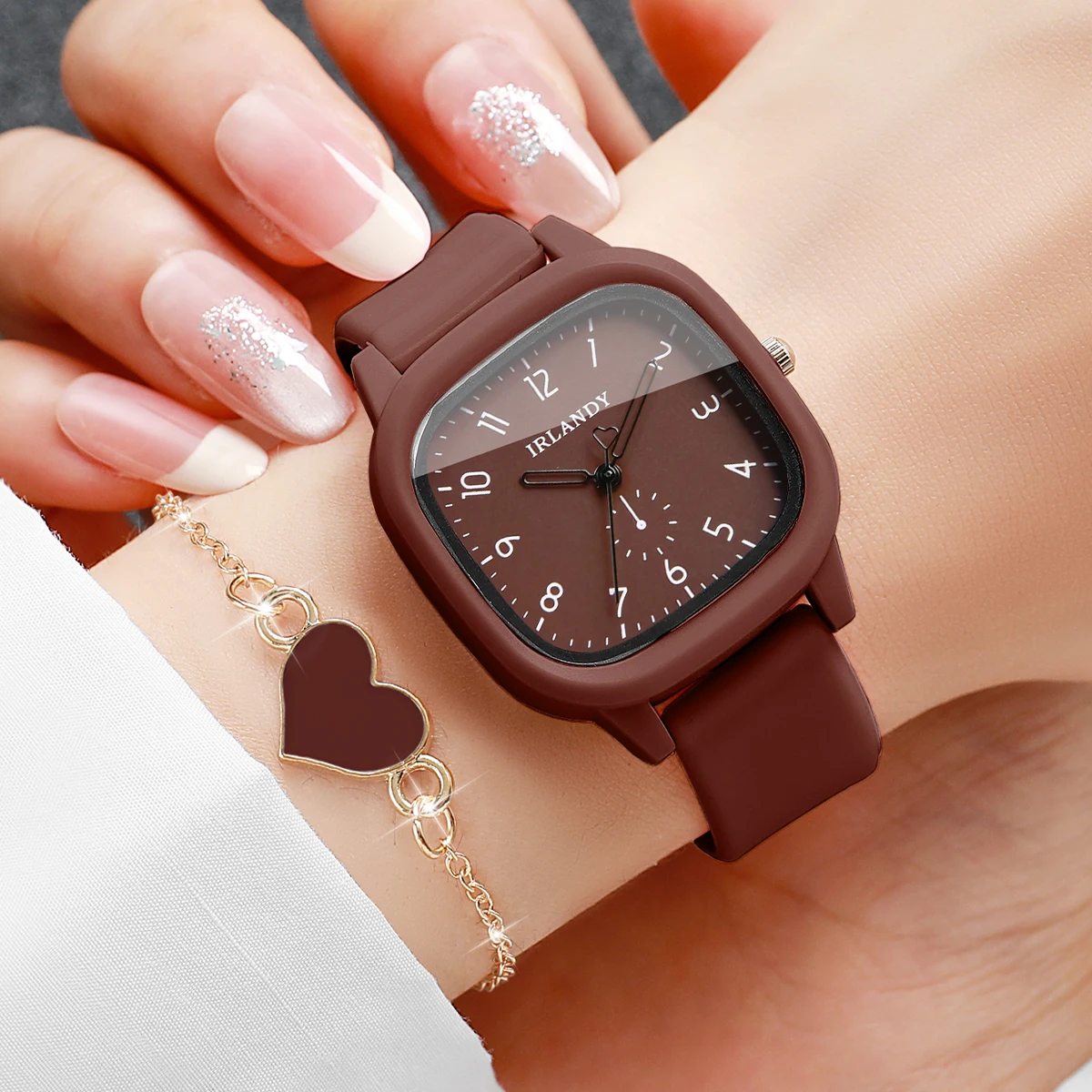 4-teiliges Set: Modische, quad – Silicone Band Women Bewertung und Preis