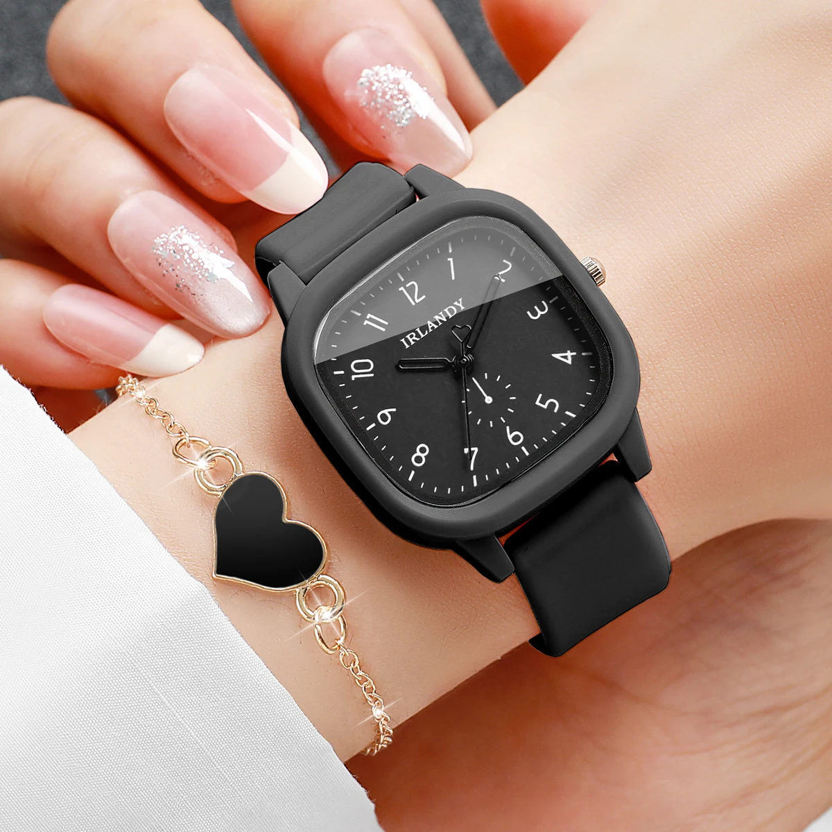 4-teiliges Set: Modische, quad – Silicone Band Women Bewertung und Preis