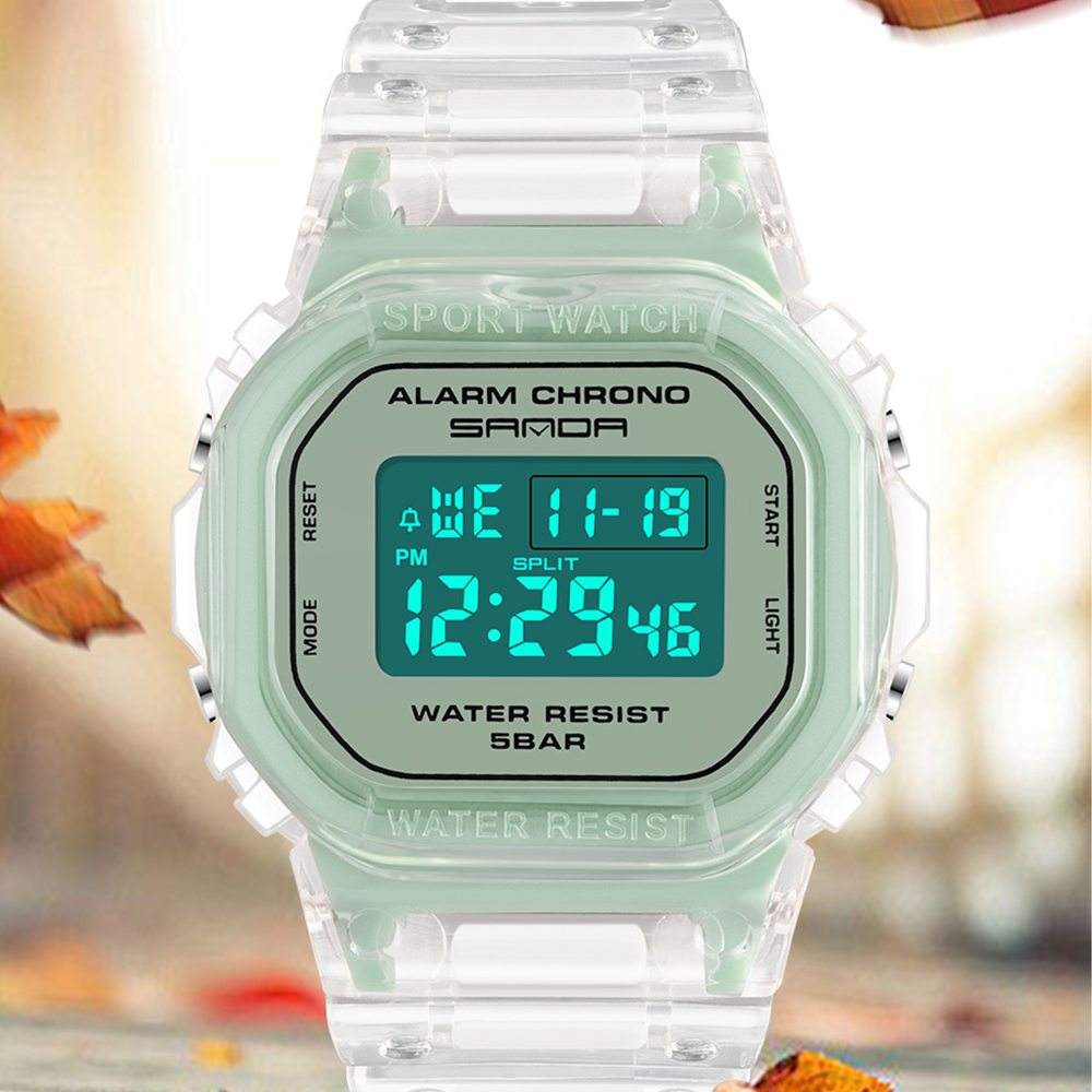 SANDA Weiß Mode Sport Uhr Lieb – Rubber Strap Diver Bewertung und Preis