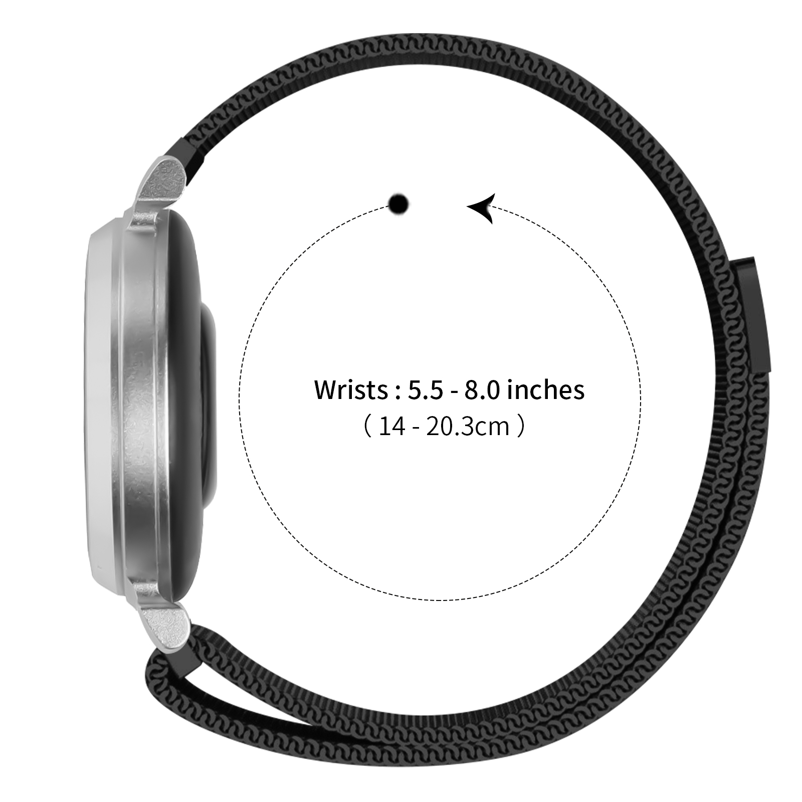 14mm Milanese-Armband für Garm – Milanese Loop Magnetic Bewertung und Preis
