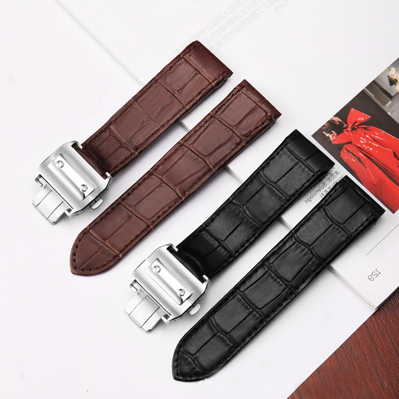 Hochwertiges Uhrenarmband aus  – Cartier Watch Santos Bewertung und Preis