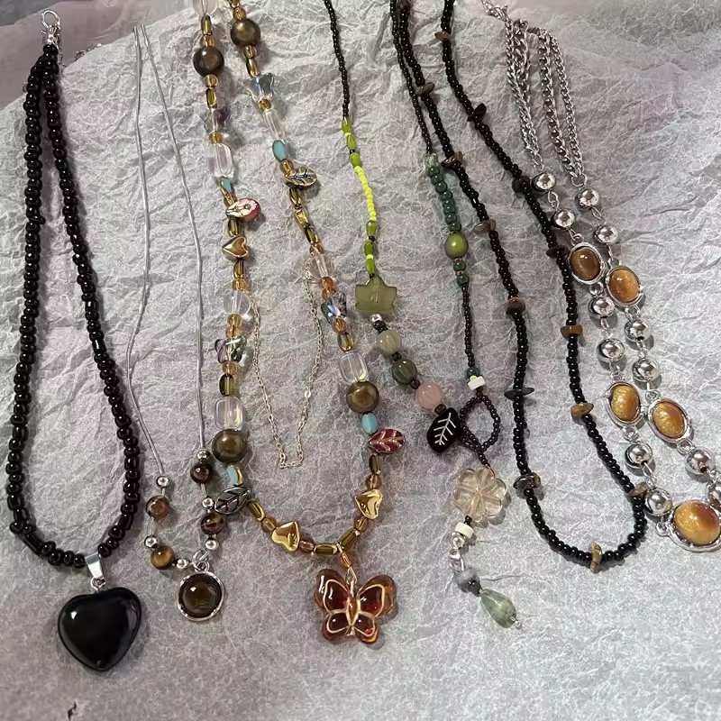 Boho Naturstein Tigerauge Perl – Butterfly Clasp Deployant Bewertung und Preis