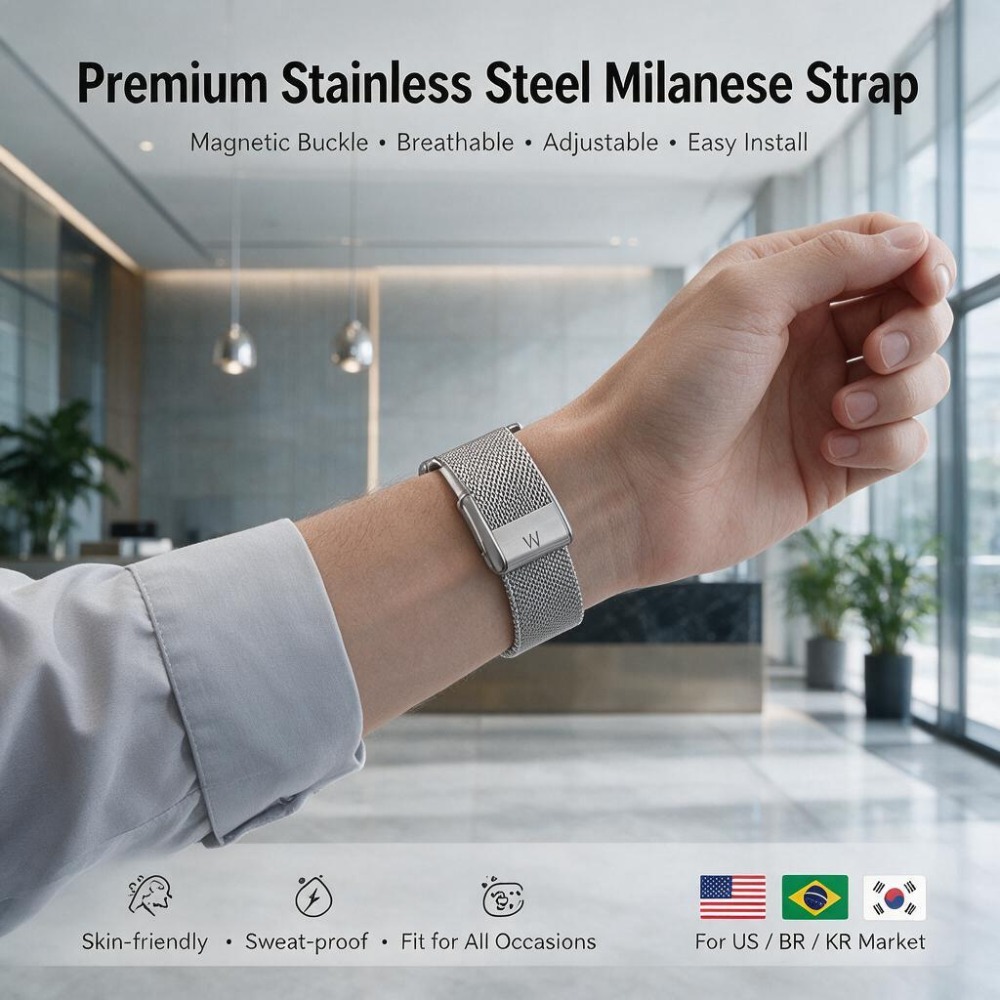 Für WHOOP 5.0 MG Milanese Edel – Mesh Strap Metal Bewertung und Preis